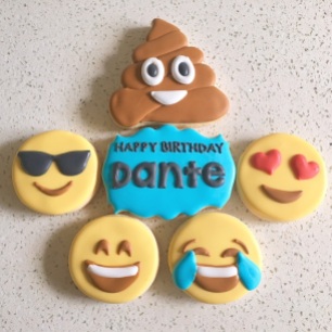 Emoji cookies. $42/dozen.